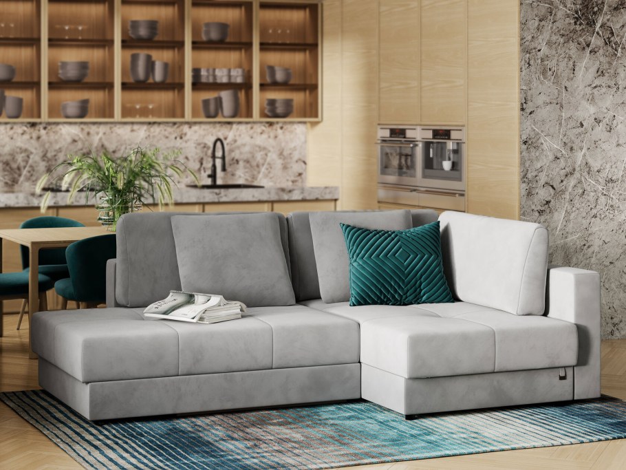 150-200 Угловой диван-кровать Tomas (левый) ультра