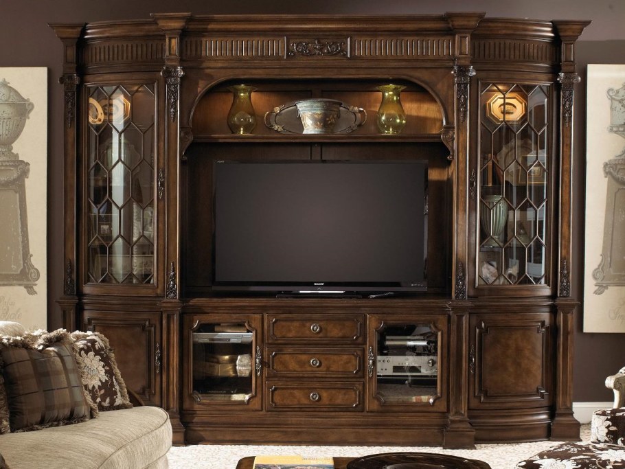 Стенки для гостиной классика