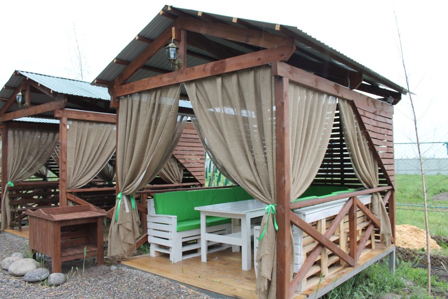 Декор беседки