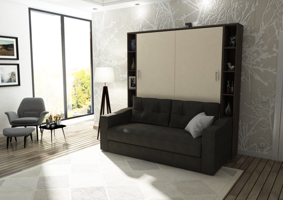 Шкаф кровать Турин (венге)