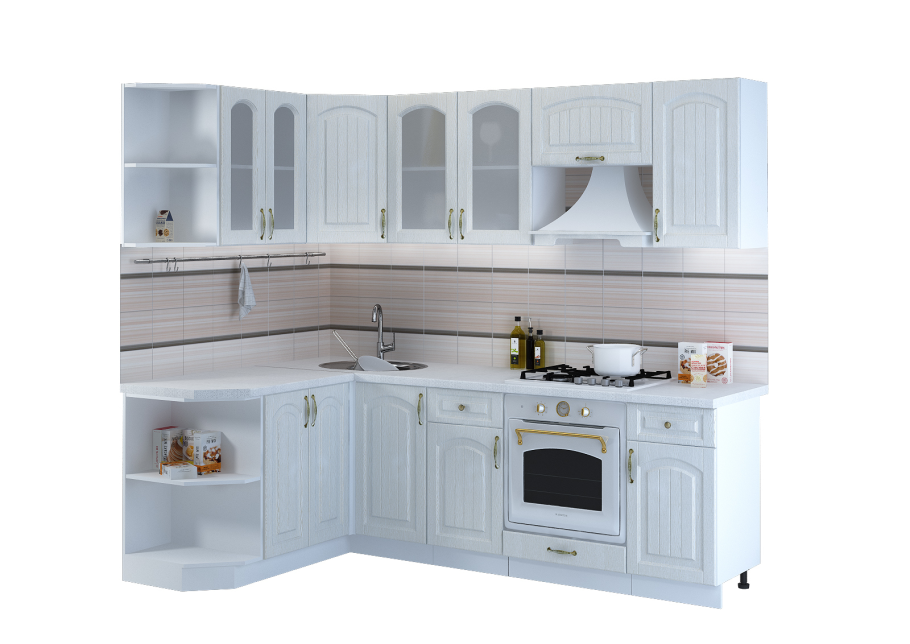 Кухня Верона ясень золото Сурская