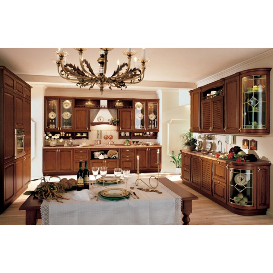 Кухня Модена дуб бирюза