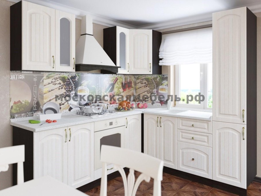 Кухня Верона ясень золото