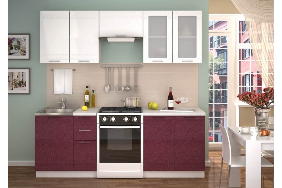 Кухонный гарнитур Греция Сурская мебель