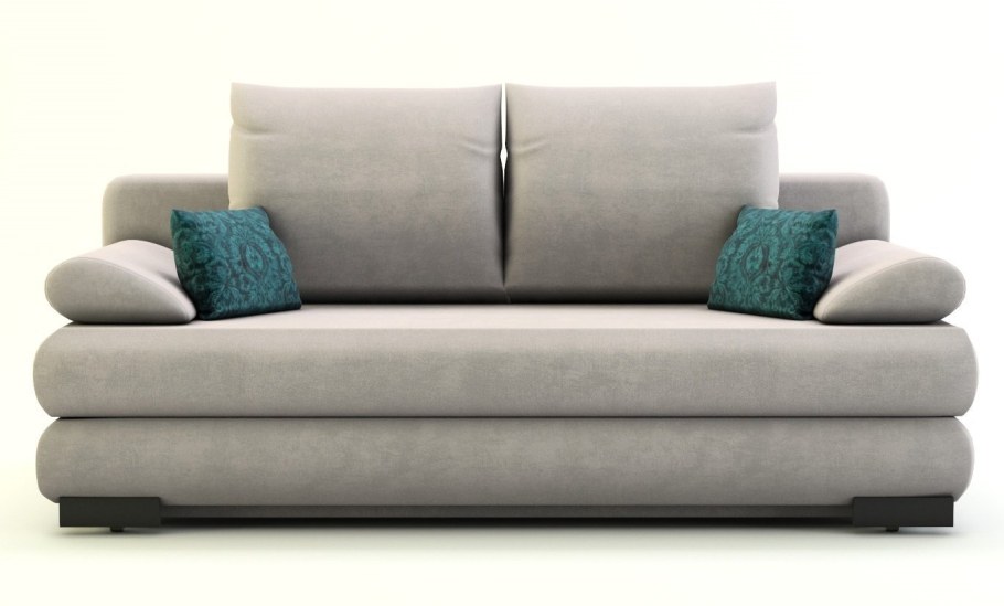 Яркий диван в интерьере