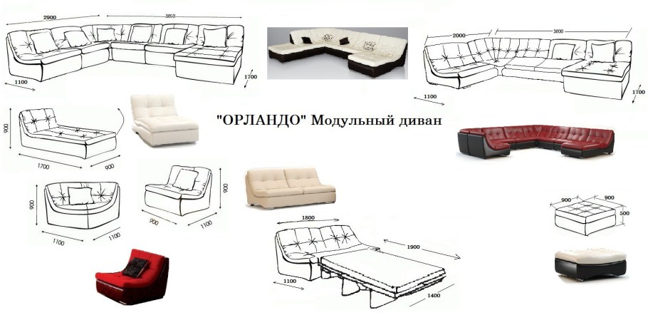 Механизмы раскладывания диванов Дельфин