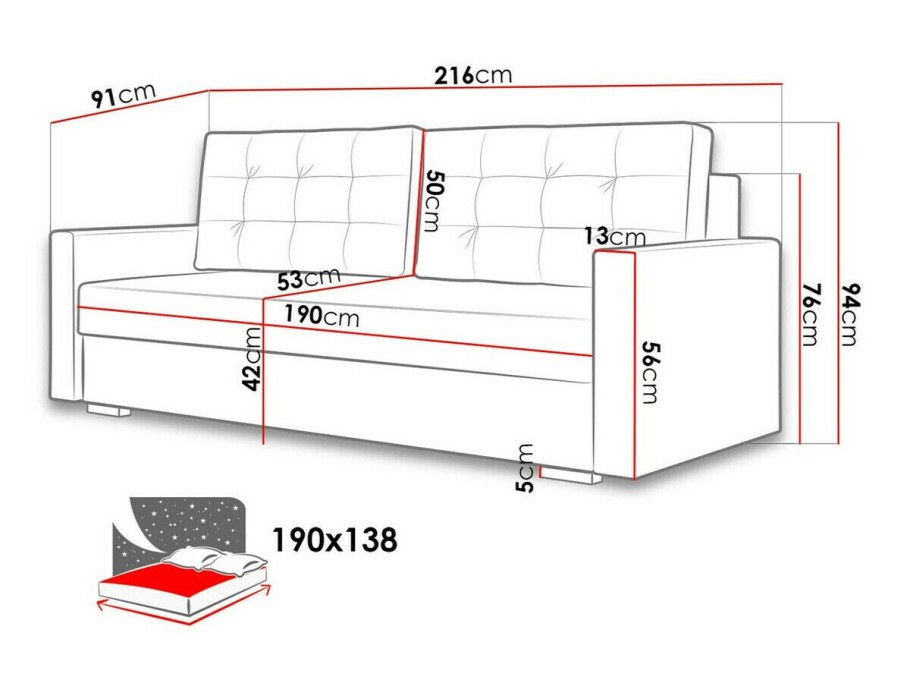 Диван Атланта 3 Люкс