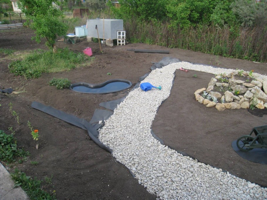 Дорожки из щебня