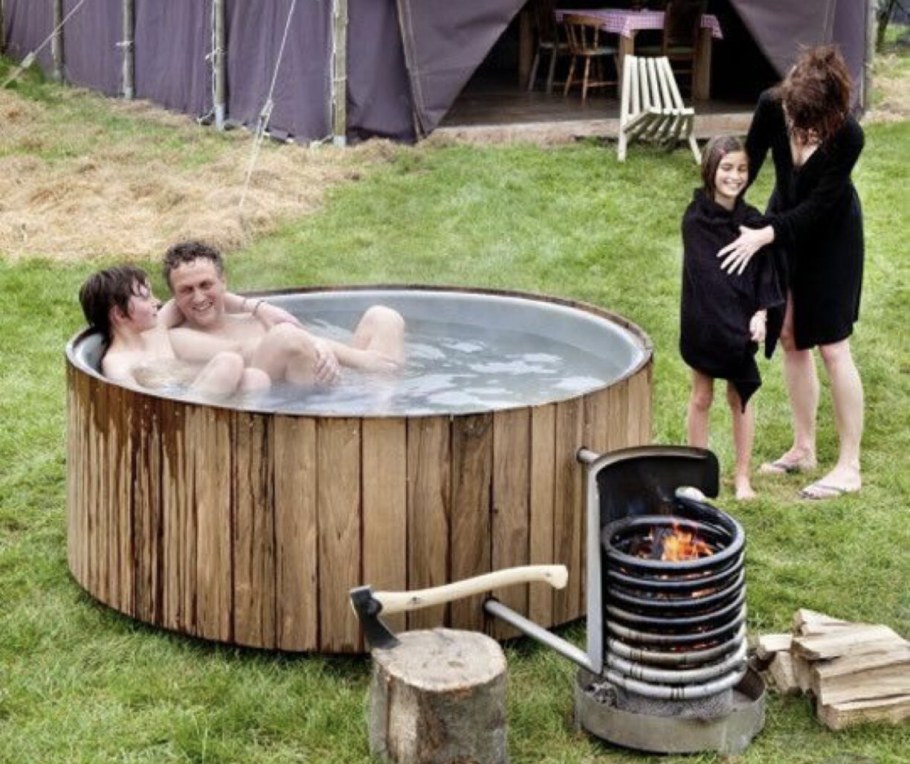 Джакузи на дровах