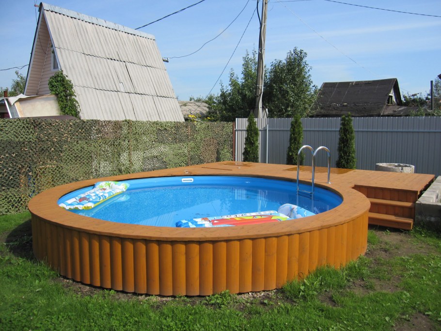 Бочка под бассейн