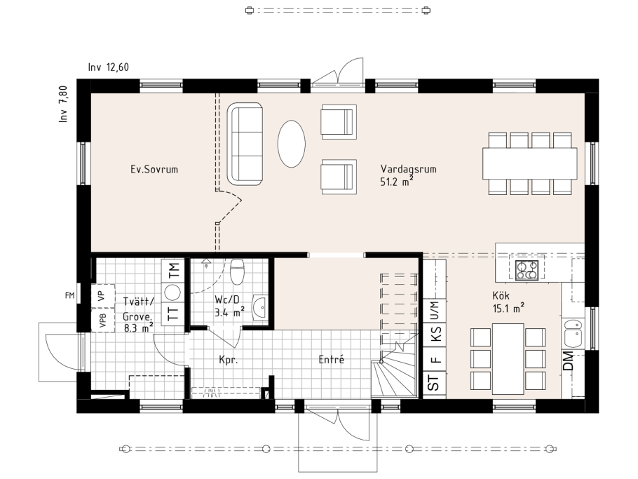 Планировка шведского дома