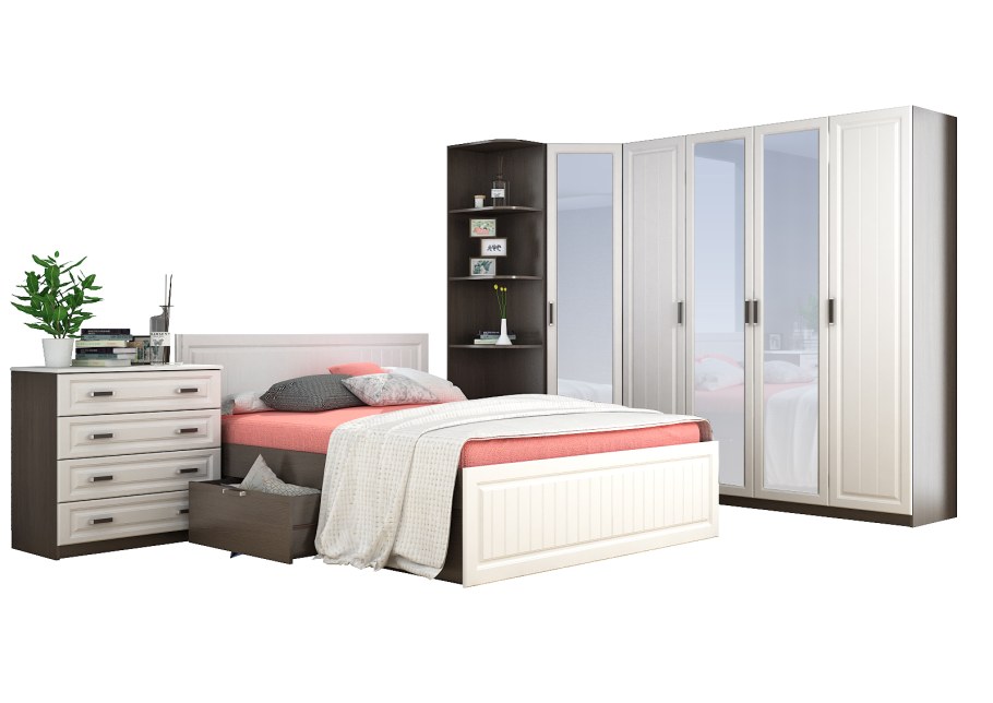 Спальня Прага Сурская мебель