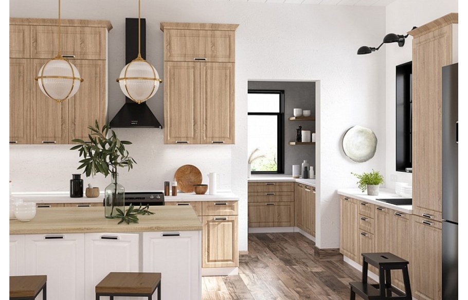 Кухня Прага дуб сонома