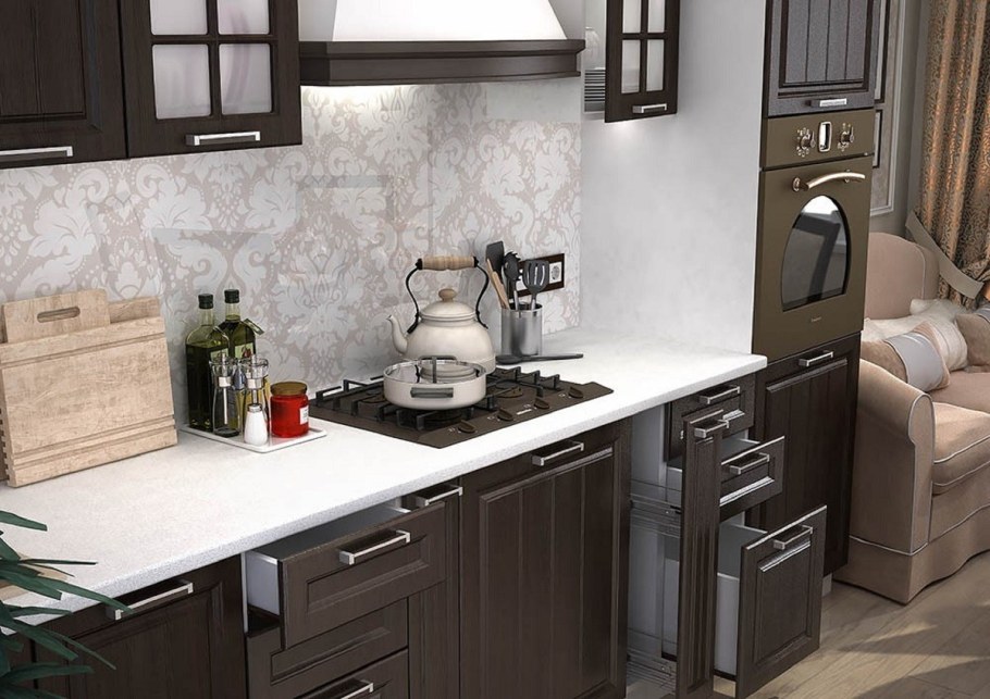 Кухонный гарнитур Прага Сурская мебель