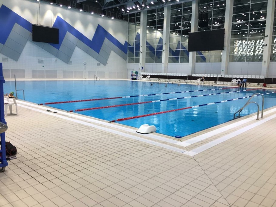 Понтонный бассейн парк Фили