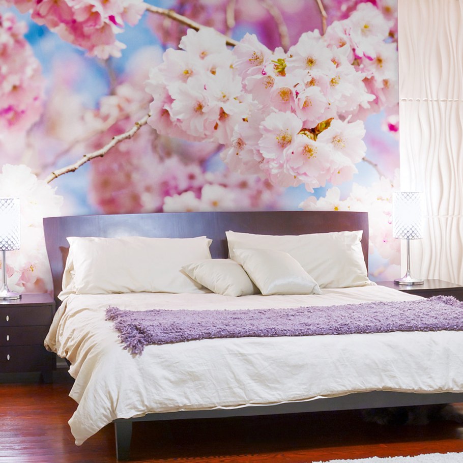 Фотообои в спальню