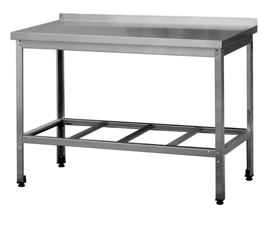 Стол производственный СЦС 800/700/850 (полка сплошная)/