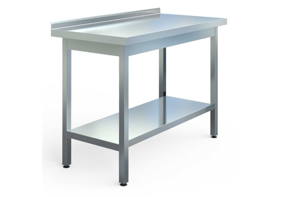 Стол производственный с бортом сб12/6-р 1200*600*850 обвязка с 3-х сторон