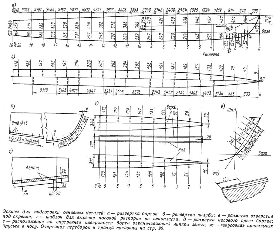 Чертежи катамарана Торнадо для самостоятельной постройки