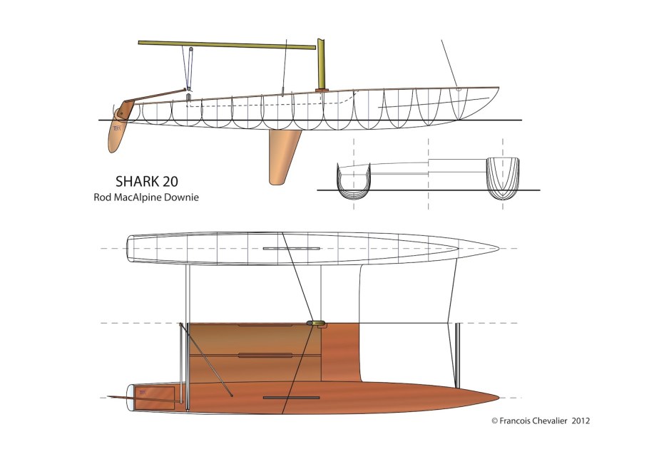 Катамаран Торнадо габариты