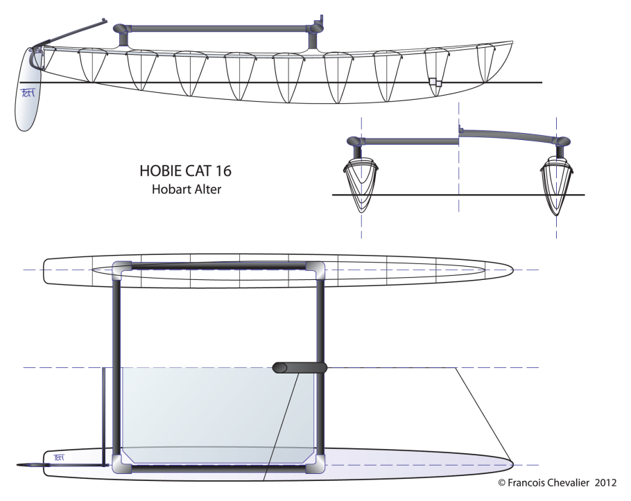 Hobie Cat 16 чертежи