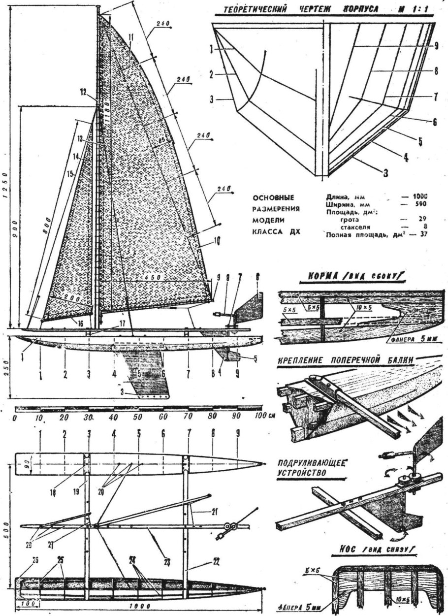 Катамаран Аргут 4 чертежи