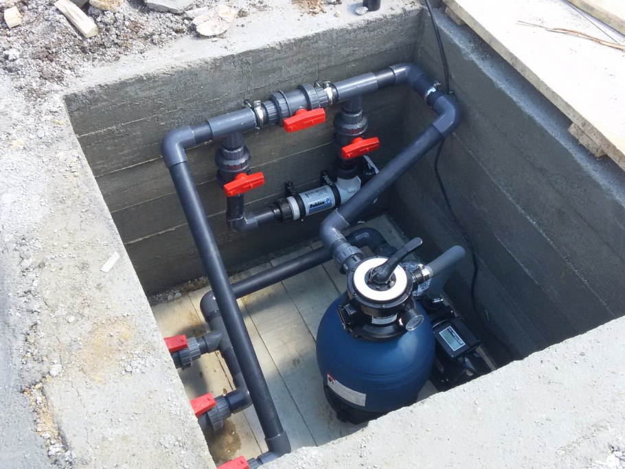 Приямок для оборудования бассейна