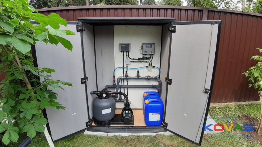 Шкаф для оборудования бассейна