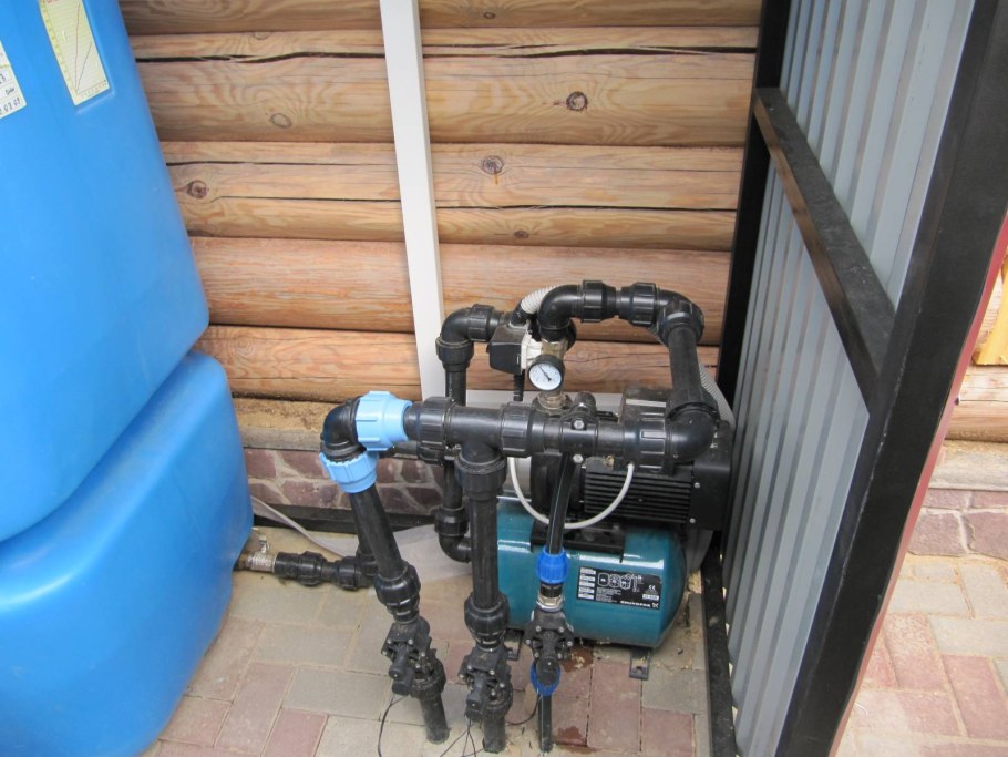 Обвязка насоса для полива