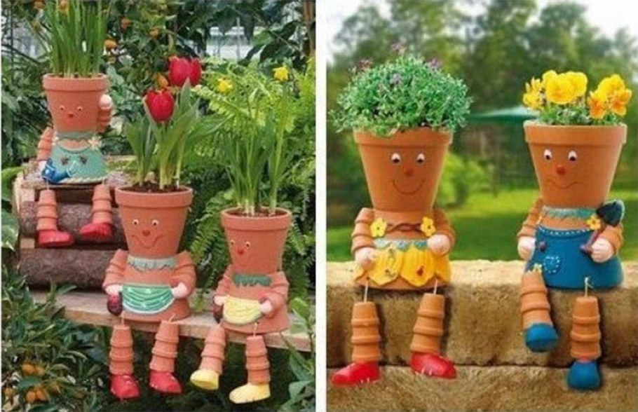 Клумбы из покрышек