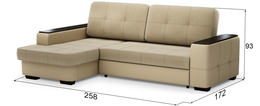 Угловой диван Брюссель Грин Дельфин