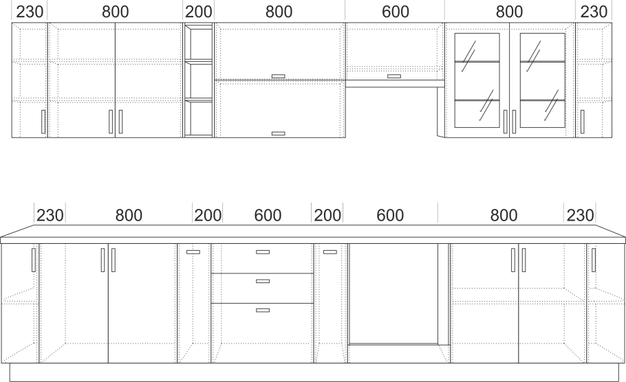 Ширина столешницы для кухни