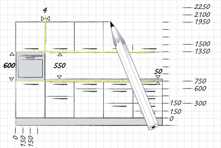 Высота кухонной столешницы стандарт для кухни