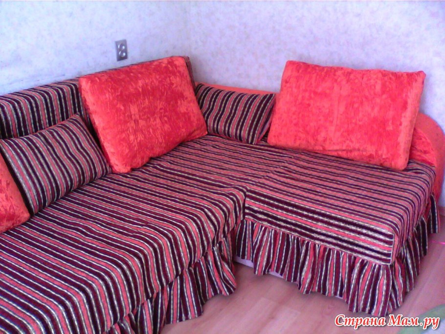 Пошив покрывала на диван