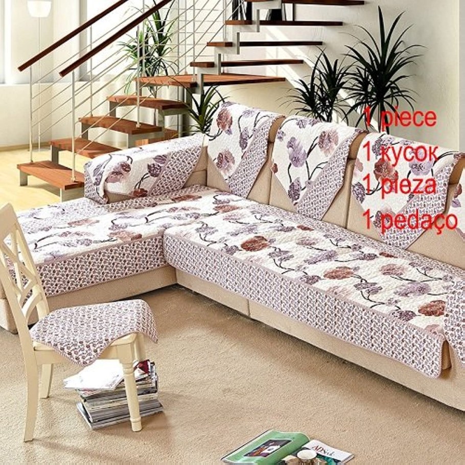 Накидка на угловой диван