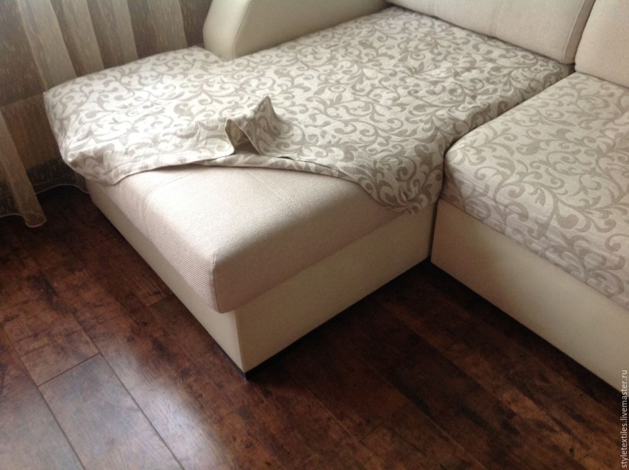 Пошив чехлов на угловой диван