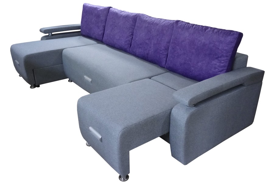 Диван трансформер Нью ленд с 2 оттоманками