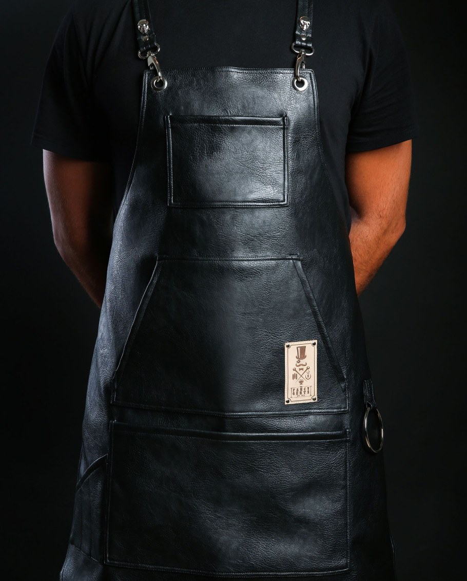 Крепко фартук кожаный