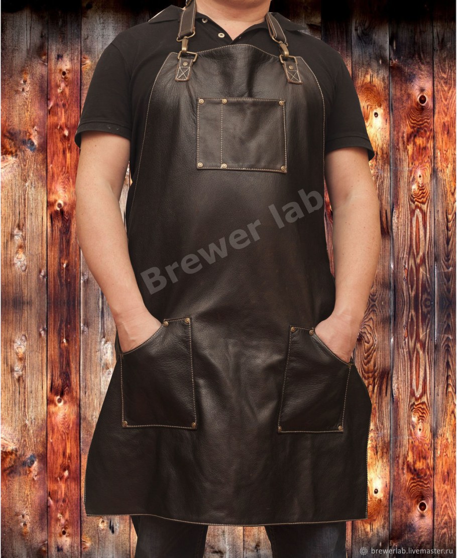 Кожаный фартук мужской Борк
