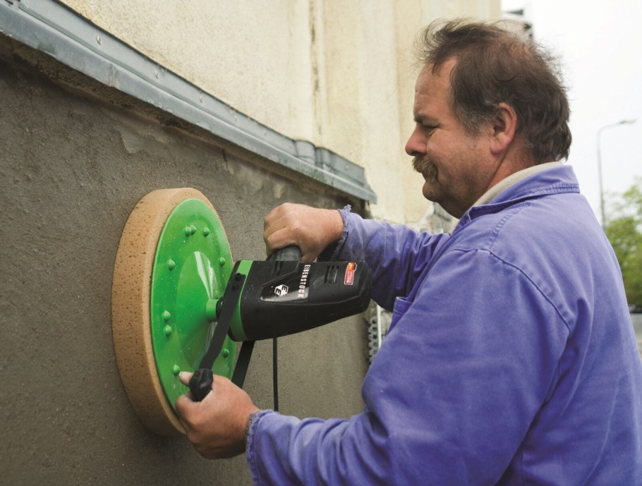 Шлифовка полусухой стяжки