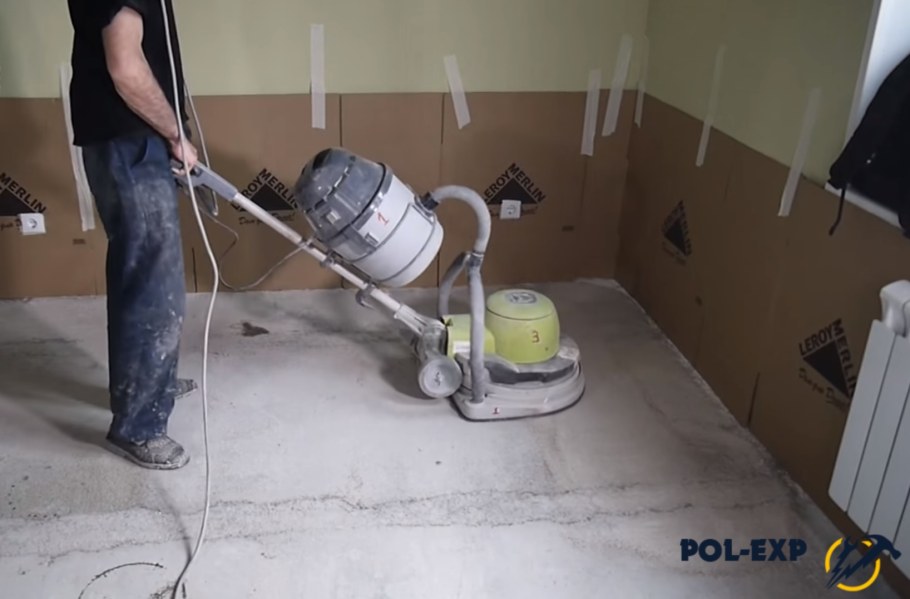 Шлифовка бетона Макита