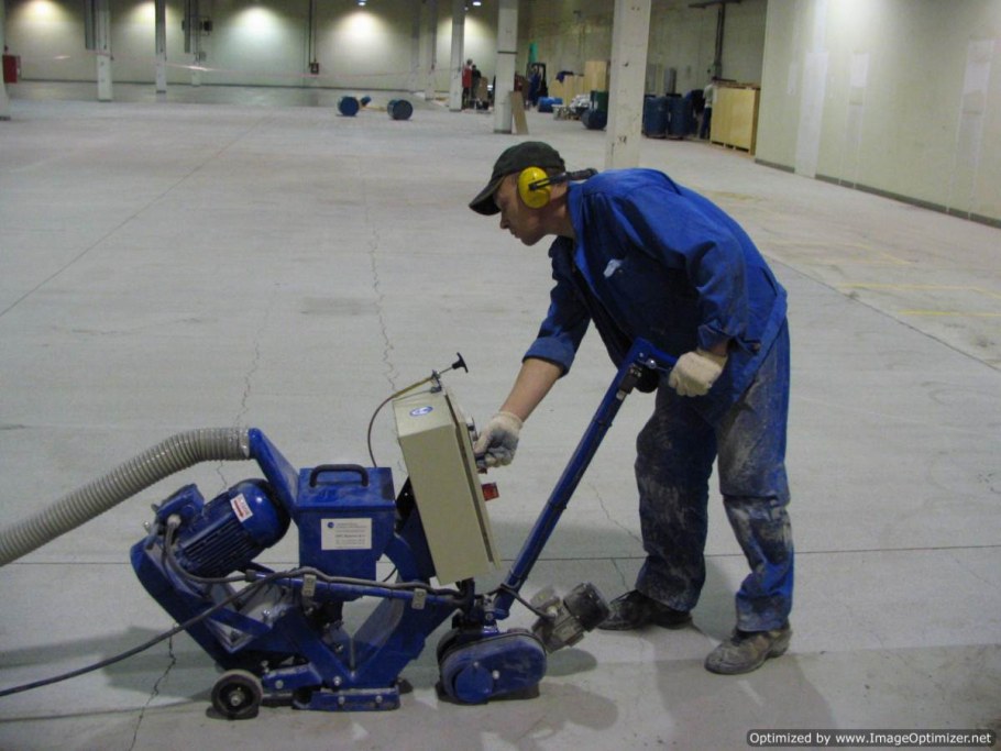 Шлифовка бетонного пола