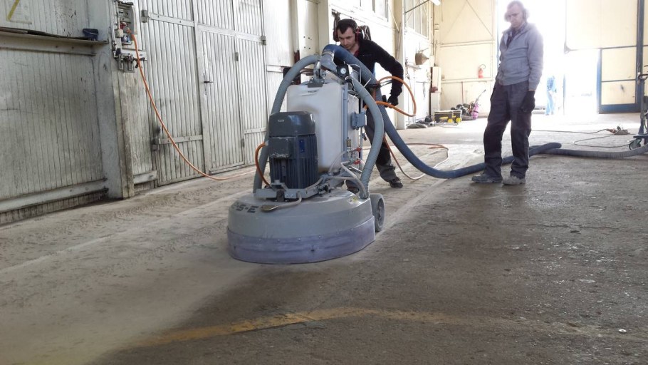 Бетонный пол марки м400 полированный