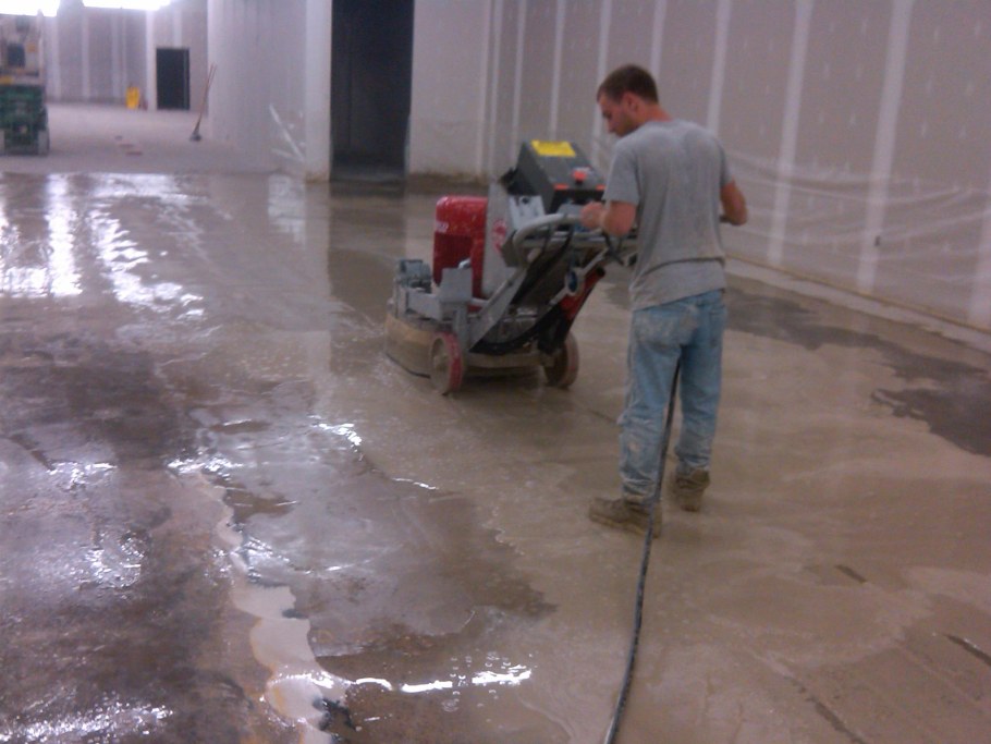 Пескоструйная обработка стен