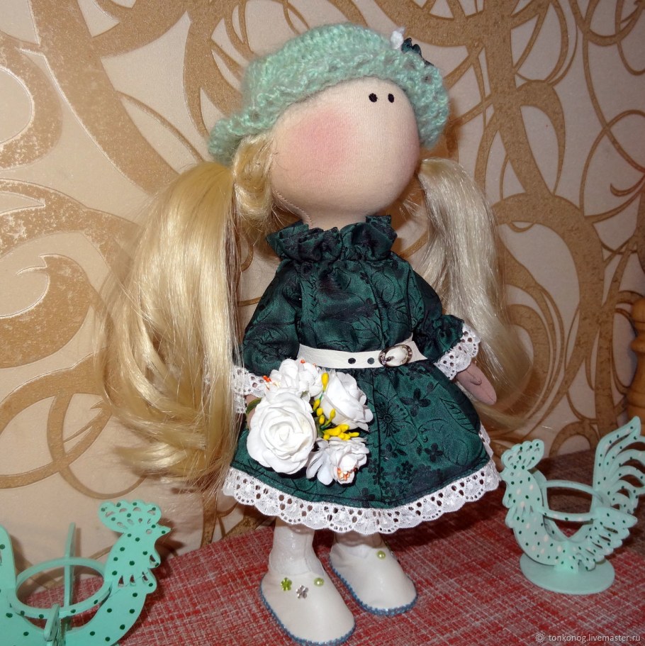 Текстильная кукла крошка Сью