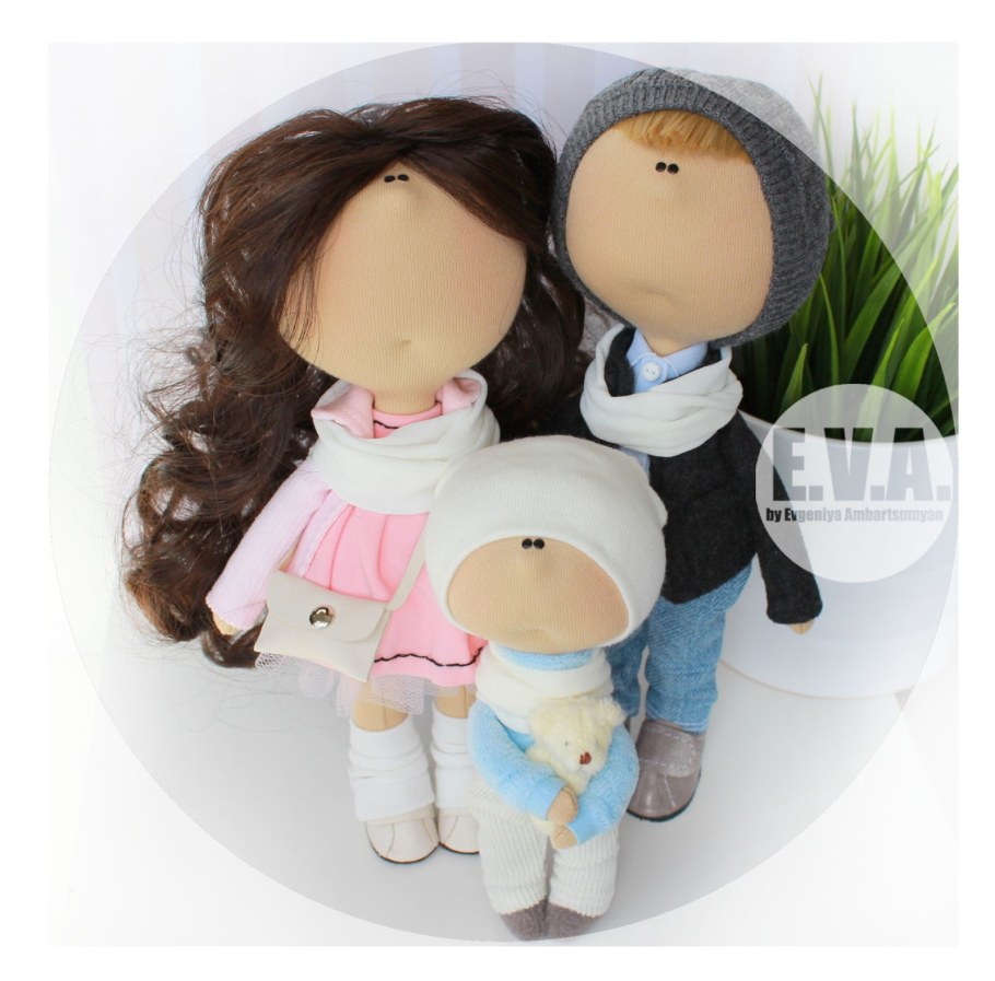Интерьерные куколки малышки