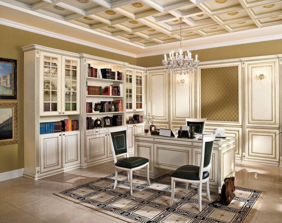 Кессонные потолки Неоклассика