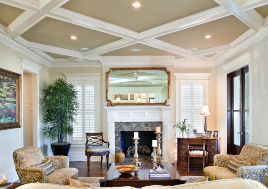 Кессонный потолок Модерн