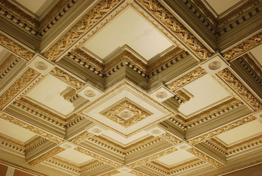 Кессонный потолок Ампир