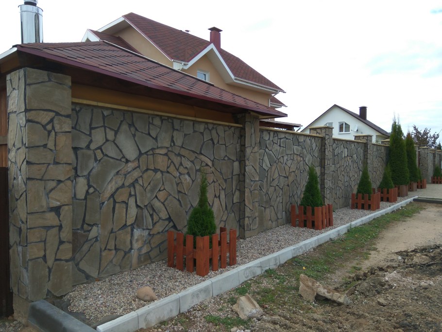 Каменный забор Испания